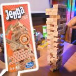 Hasbro Gaming Jenga Clássico Jogos de equilíbrio e estratégia com 54 peças