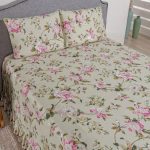 Colcha Premium Queen 3 Peças Percal 400 Fios Toque Macio