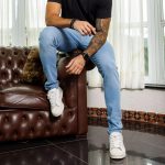 Calça Jeans Skinny Masculina Com Lycra Estica Muito Exclusiv