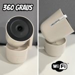 Camera de Segurança Wifi Interior 360 Graus