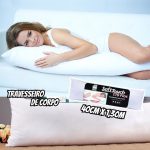 Travesseiro De Corpo 40cm X 1,30m Soft Touch