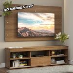 Rack com Painel para TV até 65 Polegadas Orlando Madesa