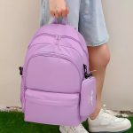 Mochila Unissex Colorida Resistente