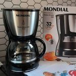 Cafeteira Elétrica Dolce Arome, Mondial, Preto/Inox, 550W, 220V