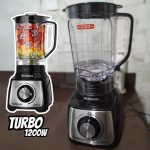 Liquidificador Turbo, Mondial, Preto/Inox, 1200W, 110V