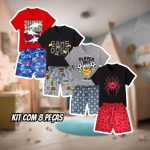 Kit 8 Peças De Roupa Infantil Masculino Bebe Menino