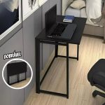 Escrivaninha Mesa Escritório Dobrável Slim