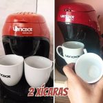 Cafeteira Elétrica Lenoxx PCA 031 Preta e Vermelha – 2 Xícaras 220V