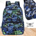 Mochila Juvenil Casual, Escolar, Passeio, Viagem Fresno Poliéster Santino