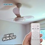 VENTISOL Ventilador de teto sunny br 3p inj br con r inverter