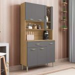 Armário De Cozinha Completa Golden 6 Portas 1 Gaveta