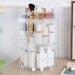 Organizador De Maquiagem Em Acrílico Giratório 360º Torre