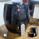 Fritadeira Sem Óleo Air Fryer 4l Veronna Elleganza Vaf1400 Cor Preto 110v