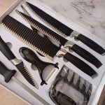 Conjunto De Facas Chef Profissional 8 Peças Churrasco Inox