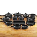 Conjunto Panelas 13 Peças Teflon Antiaderente Tampa De Vidro