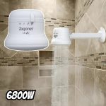 Zagonel Chuveiro Elétrico Branco Ideale Plus 4T, 6800W