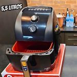 Fritadeira Air Fryer Britânia 5,5L 1500W BFR50 Redstone