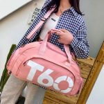 Bolsa Transversal Compartimentos Viagem Academia Fitness