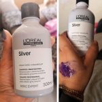 L’Oreal Professionnel Shampoo Silver, Neutraliza Tons Amarelos Indesejados, Para Cabelos Brancos e Grisalhos, 300ml