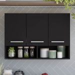 Armário 3 Portas Organizador Original Aéreo Bonatto Móveis