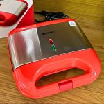 Sanduicheira Grill Amvox Vermelho 750W Lar – AMS 500
