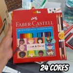 Lápis de Cor, Faber-Castell, Ecolápis Caras & Cores 24 Cores + 3 Tons de Pele