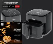 Fritadeira Sem Óleo Air Fryer Eos Chef Gourmet 6.2 Litros