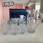 6 Copos Alto 270ml E 1 Jarra 1l Wolff Stella De Vidro