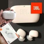 Fone de Ouvido Bluetooth JBL Wave Buds Intra-auricular com Microfone Branco
