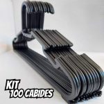 Cabide Adulto Reforçado Kit 100 Unidades