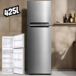 Geladeira Frost Free Duplex 425l Cor Inox Midea 127v