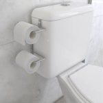 Suporte Duplo de Papel Higiênico p/Caixa Acoplada, Cromado, Stolf