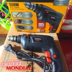 Furadeira de Impacto, Mondial, Preto, 550W, 110V – FI-09