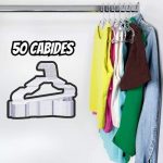 Cabides Komforta Kit 50 Unidades De Acrilico Transparente Gm
