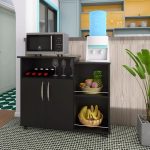 Armário Fruteira De Cozinha Chão Madeira Porta Bebedouro Bra