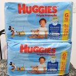 Huggies Fralda Tripla Proteção G 78 Un
