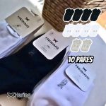 Kit 10 Pares De Meias Soquete Unissex Hering
