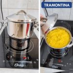 Cuscuzeira, Tramontina, Solar 62519140, Inox, dimetro de 14 cm