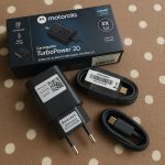 Motorola, Carregador Turbo Power 20W, Cabo 1 Metro, Porta USB-A, Cabo USB-C