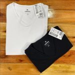 Camiseta Básica Masculina Slim Gola V Em Malha Flamê Hering