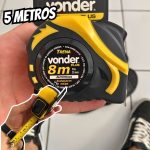 Vonder Trena Aço (P) 5M X 19 Mm Auto Trava Pl