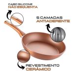 Frigideira Antiaderente Cerâmica Não Gruda Não Vai Óleo Utensilios Domestico Cozinha