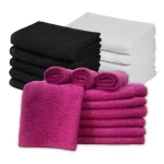 Kit 10 Toalhas de rosto Grande Felpudas para salão Laune Haus