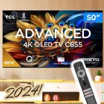 Smart TV 50” 4K UHD QLED TCL 50C655