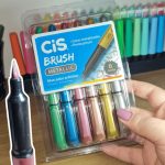 Caneta pincel Brush Metálico com 6 cores Cis