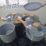 Mimo Style, Conjunto de 5 Panelas com Tampa de Vidro