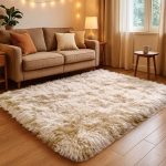 Tapete Sala 1,00 X 1,50 Peludo Shaggy Macio Quarto Felpudo