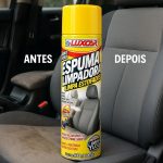 Espuma Limpadora Limpa Estofados Spray Luxcar 400 Ml