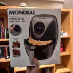 Fritadeira Sem Óleo Air Fryer 3,5L, Mondial, Preto/Inox, 1500W, 110V – AF-30-DI