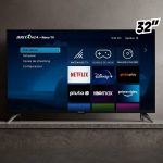 Smart TV 32” Britânia Roku LED Dolby Audio